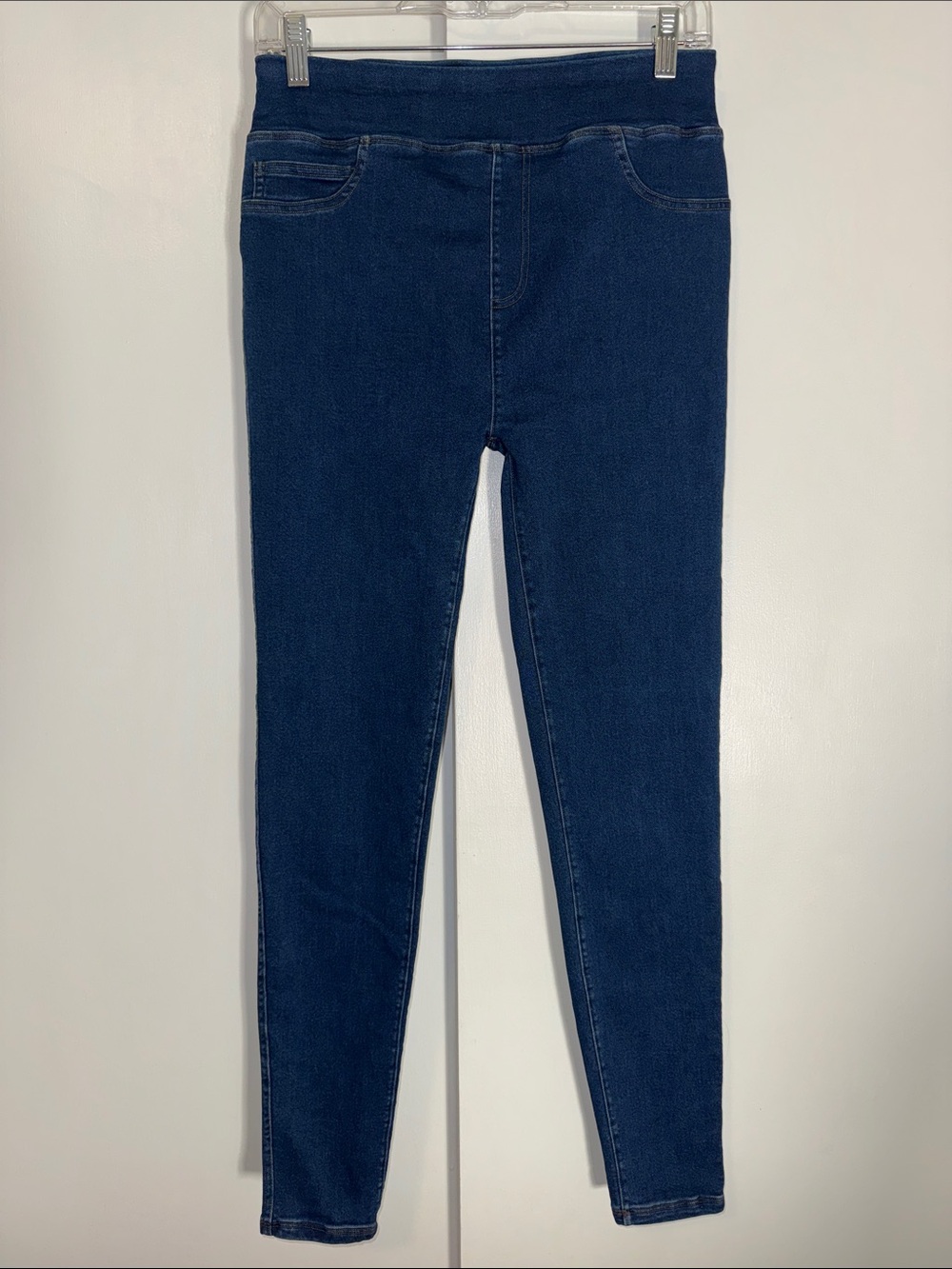 SPANX Assets Jeggings Pull On Jean Leggings w Pockets Women’s Large L